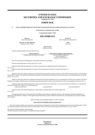 Thumbnail 3M 10-K Annual Report 