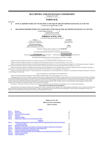 Thumbnail Innoviva 10-K Annual Report 