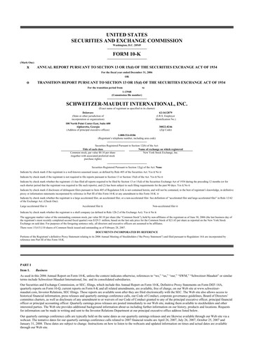 Miniature Mativ Holdings 10-K Rapport annuel 