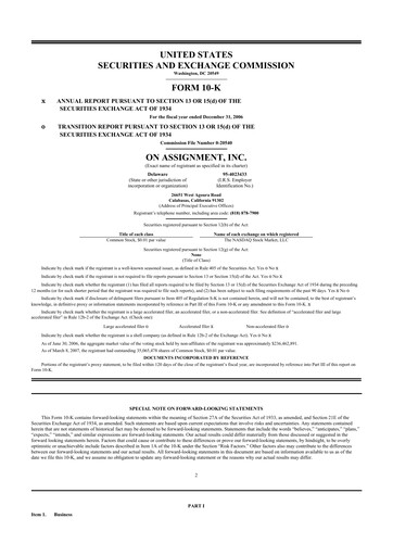 Thumbnail ASGN 10-K Annual Report 