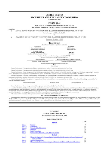 Thumbnail Tucows 10-K Annual Report 