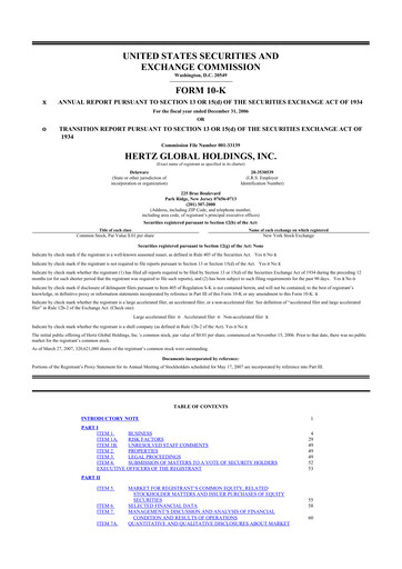 Thumbnail Herc Holdings
 10-K Annual Report 