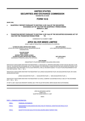 Thumbnail Golden Minerals
 10-Q Quarterly Report FY 