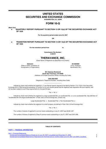 Thumbnail Innoviva 10-Q Quarterly Report FY 