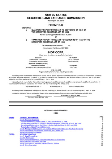 Thumbnail Dine Brands Global 10-Q Quarterly Report FY 