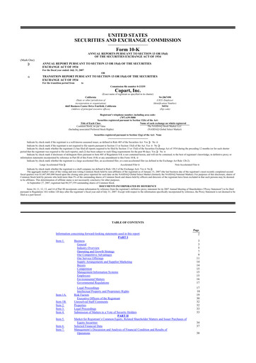 Thumbnail Copart
 10-K Annual Report 