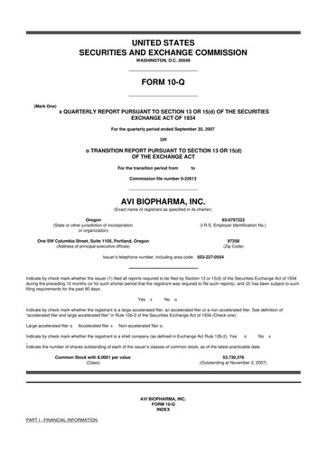 Thumbnail Sarepta Therapeutics
 10-Q Quarterly Report FY 
