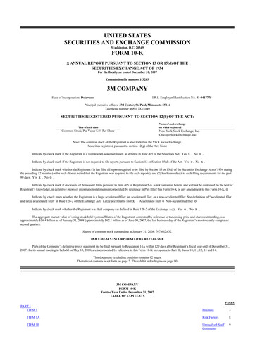 Thumbnail 3M 10-K Annual Report 