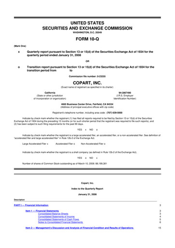 Thumbnail Copart
 10-Q Quarterly Report FY 