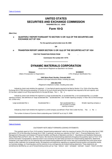 Thumbnail DMC Global 10-Q Quarterly Report FY 