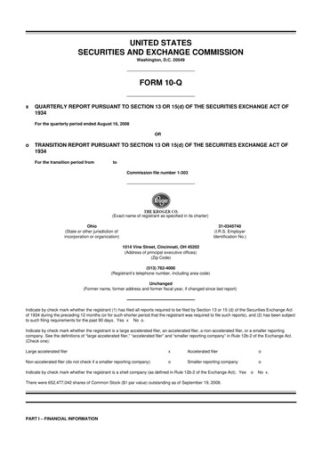 Vorschaubild Kroger 10-Q Quartalsbericht  