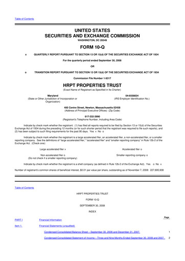 Thumbnail Equity Commonwealth 10-Q Quarterly Report FY 