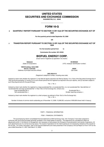 Miniature Green Brick Partners
 10-Q Rapport trimestriel  