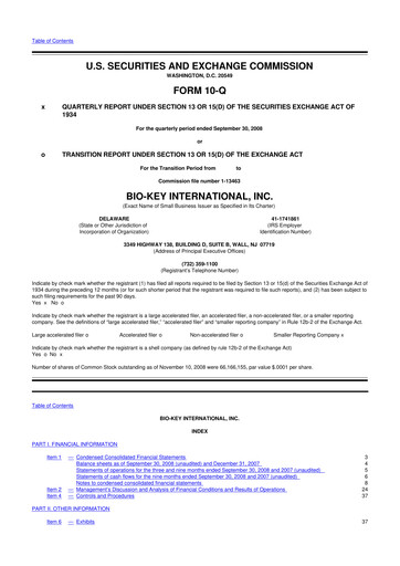 Vorschaubild BIO-key International
 10-Q Quartalsbericht  