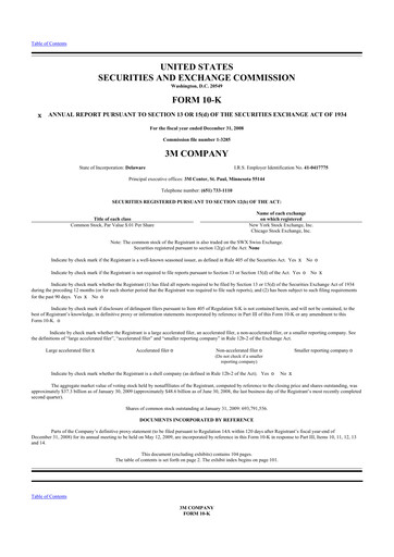 Thumbnail 3M 10-K Annual Report 