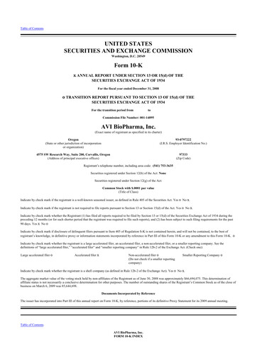 Thumbnail Sarepta Therapeutics
 10-K Annual Report 