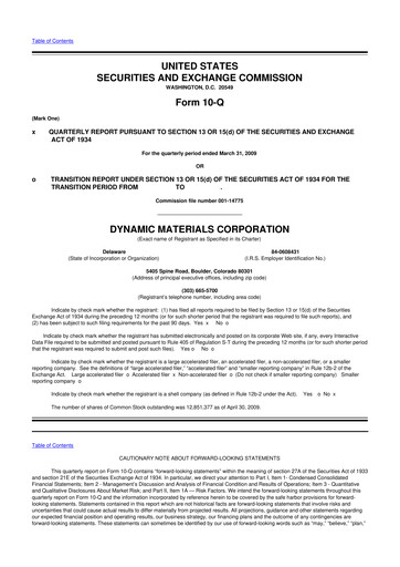 Thumbnail DMC Global 10-Q Quarterly Report FY 