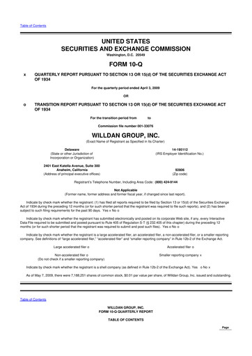 Thumbnail Willdan Group
 10-Q Quarterly Report FY 