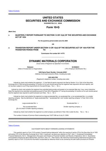 Thumbnail DMC Global 10-Q Quarterly Report FY 