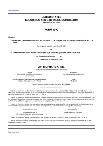 Thumbnail Sarepta Therapeutics
 10-Q Quarterly Report FY 
