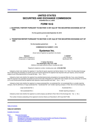 Thumbnail Global Industrial Company 10-Q Quarterly Report FY 