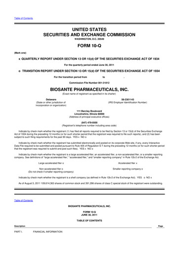Thumbnail ANI Pharmaceuticals 10-Q Quarterly Report FY2011 