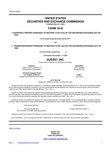 Thumbnail Guess 10-Q Quarterly Report FY2012 
