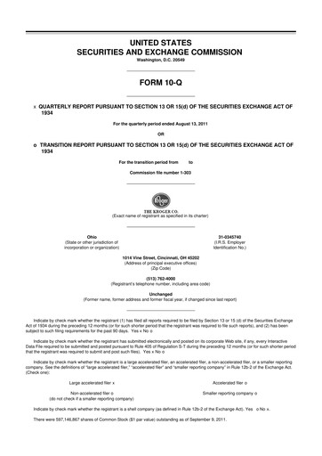 Vorschaubild Kroger 10-Q Quartalsbericht 2011 