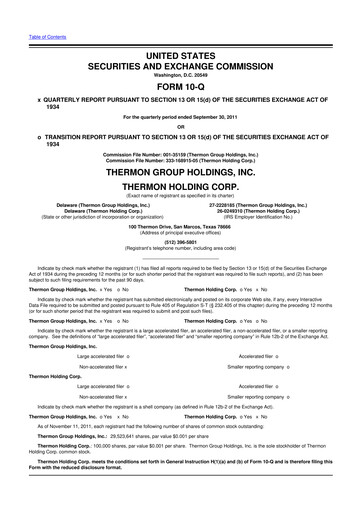 Thumbnail Thermon Group 10-Q Quarterly Report FY2012 