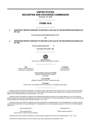 Vorschaubild Kroger 10-Q Quartalsbericht 2011 