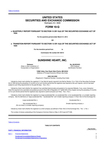 Thumbnail Nuwellis 10-Q Quarterly Report FY2012 
