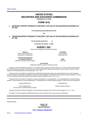Thumbnail Guess 10-Q Quarterly Report FY2013 