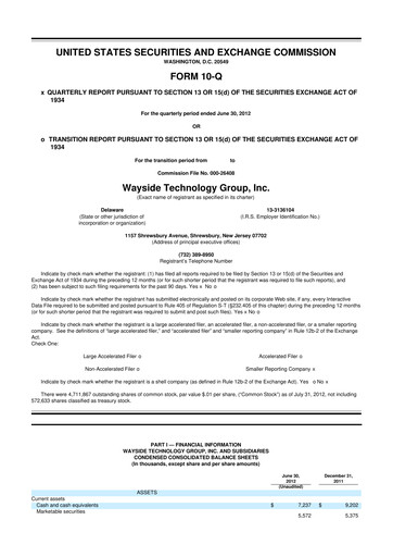 Miniature Climb Global Solutions 10-Q Rapport trimestriel 2012 
