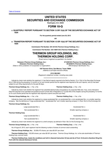 Thumbnail Thermon Group 10-Q Quarterly Report FY2013 