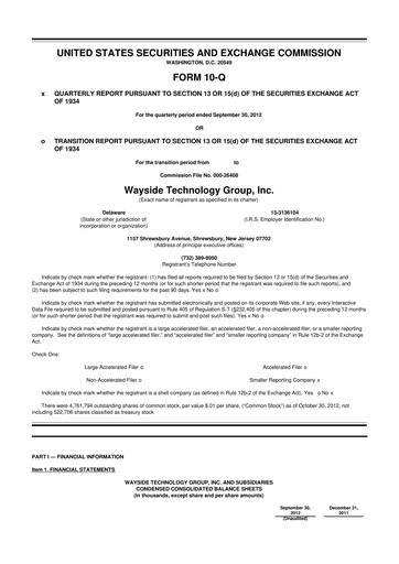 Miniature Climb Global Solutions 10-Q Rapport trimestriel 2012 