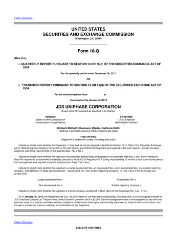 Thumbnail VIAVI Solutions
 10-Q Quarterly Report FY2013 