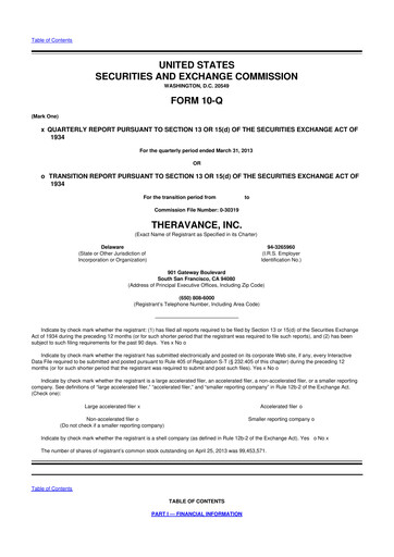 Thumbnail Innoviva 10-Q Quarterly Report FY 