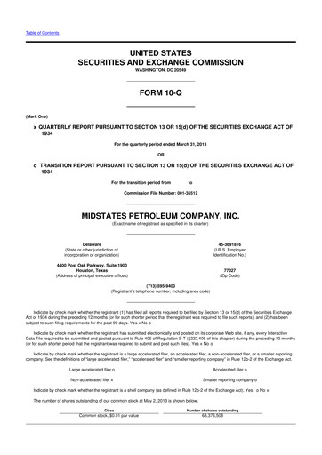 Vorschaubild Amplify Energy
 10-Q Quartalsbericht 2013 