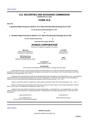 Miniature TeraWulf 10-Q Rapport trimestriel 2013 