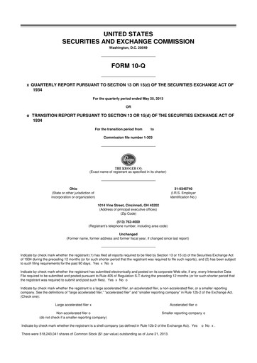 Vorschaubild Kroger 10-Q Quartalsbericht 2013 