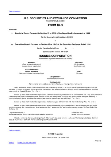 Miniature TeraWulf 10-Q Rapport trimestriel 2013 