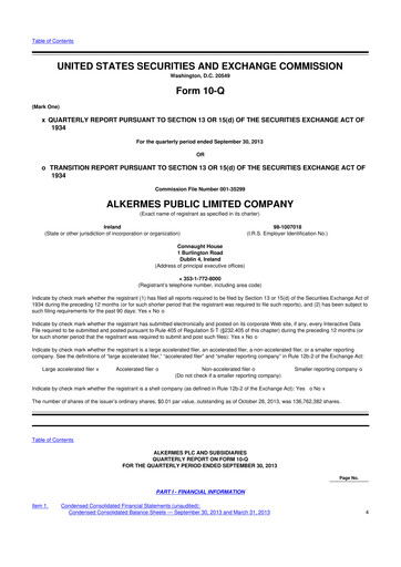 Miniature Alkermes 10-Q Rapport trimestriel 2014 