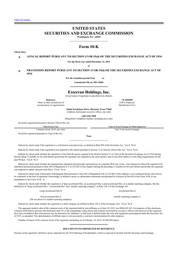 Thumbnail Archrock 10-K Annual Report 2013