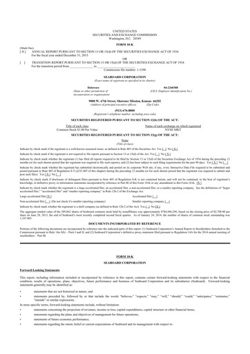 Thumbnail Seaboard Corporation 10-K Annual Report 2013