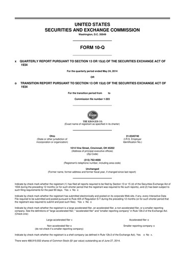 Vorschaubild Kroger 10-Q Quartalsbericht 2014 