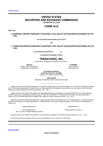 Thumbnail Innoviva 10-Q Quarterly Report FY 