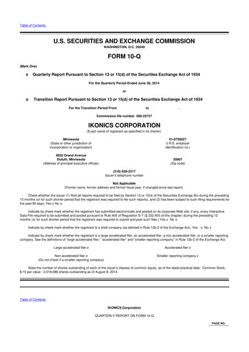 Miniature TeraWulf 10-Q Rapport trimestriel 2014 