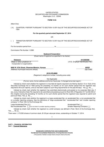Thumbnail Seaboard Corporation 10-Q Quarterly Report FY2014 