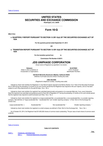 Thumbnail VIAVI Solutions
 10-Q Quarterly Report FY2015 