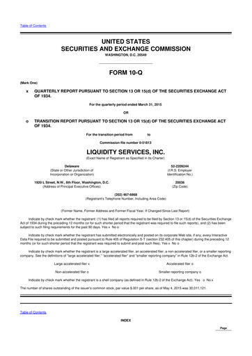 Thumbnail Liquidity Services
 10-Q Quarterly Report FY2015 